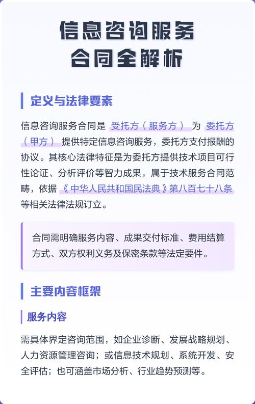 信息咨询服务合同全解析